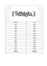 Tathastu  Anaara Series 5301 To 5312